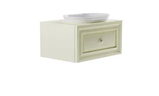 Тумба с раковиной Astra-Form Шарм 4631177715037 80 см бежевый матовый